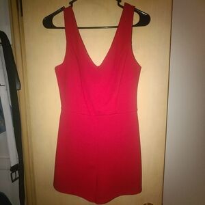 Elegant Red Sleeveless Dress